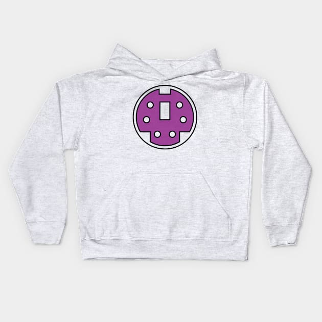 PS/2 Port Keyboard Kids Hoodie by is_eu_1985